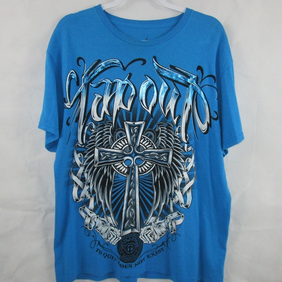 Tapout Mens Graphic Double Sided Tshirt 